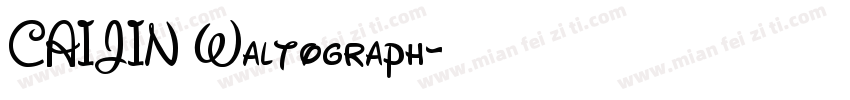 CAIJIN Waltograph字体转换
